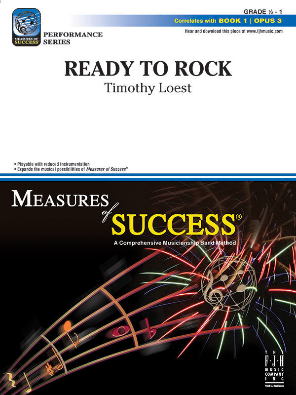 Ready to Rock - Concert Band Conductor Score & Parts (Digital Download)