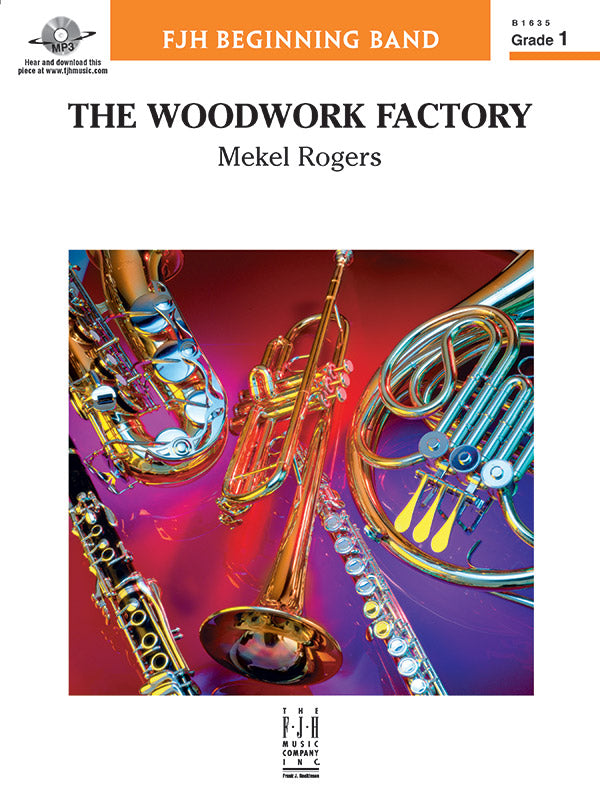 The Woodwork Factory - Concert Band Conductor Score & Parts (Digital Download)