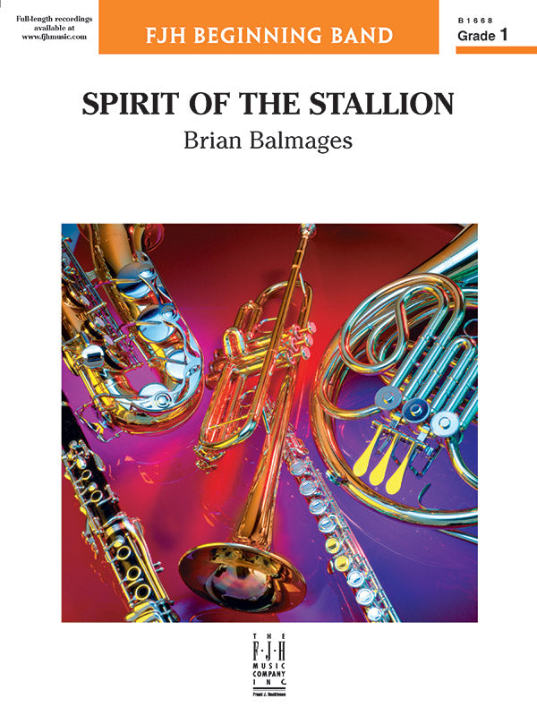 Spirit of the Stallion - Concert Band Conductor Score & Parts (Digital Download)