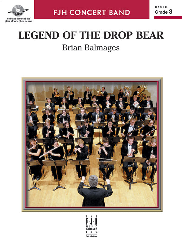 Legend of the Drop Bear - Concert Band Conductor Score & Parts (Digital Download)
