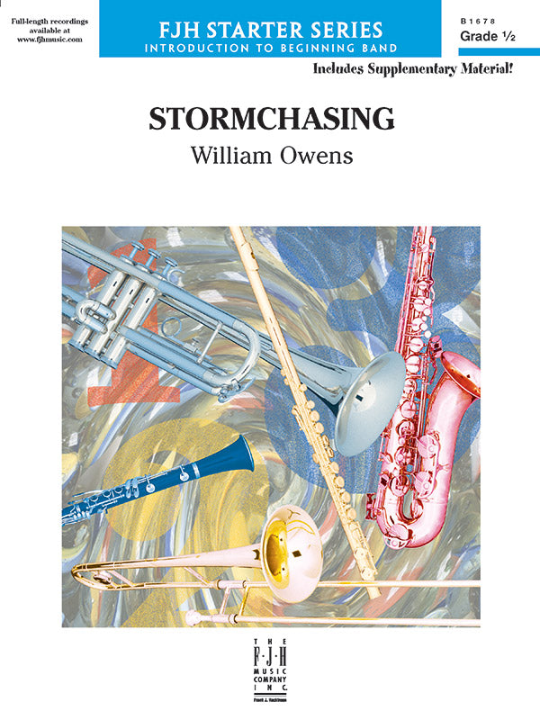 Stormchasing - Concert Band Conductor Score & Parts (Digital Download)