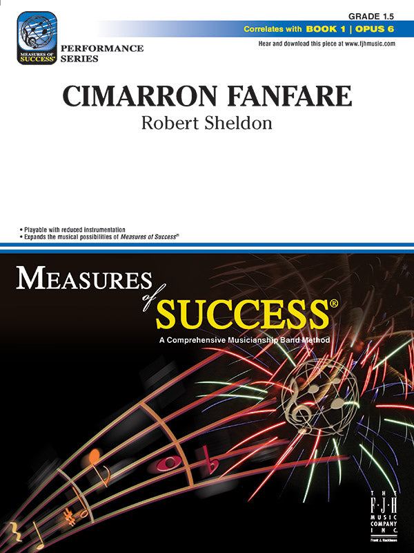 Cimarron Fanfare - Concert Band Conductor Score & Parts (Digital Download)