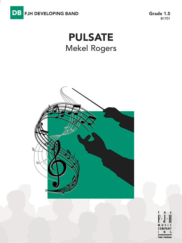 Pulsate - Concert Band Conductor Score & Parts (Digital Download)