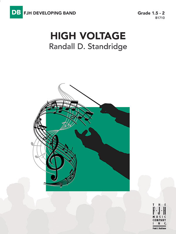 High Voltage - Concert Band Conductor Score & Parts (Digital Download)