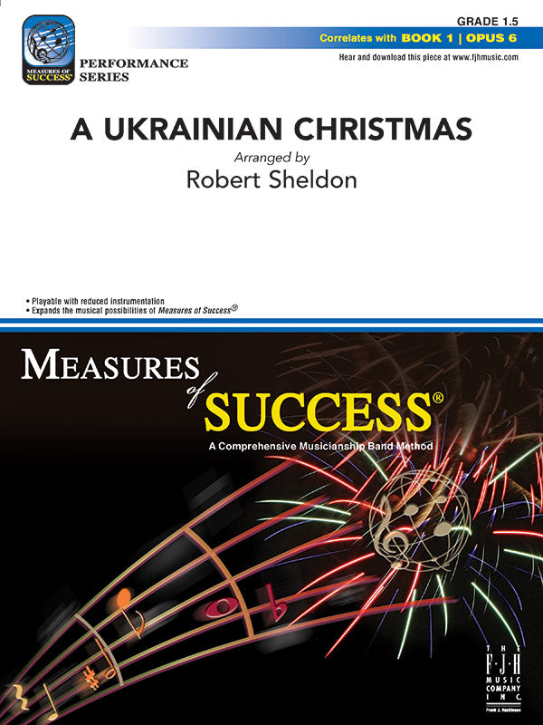 A Ukrainian Christmas - Concert Band Conductor Score & Parts (Digital Download)