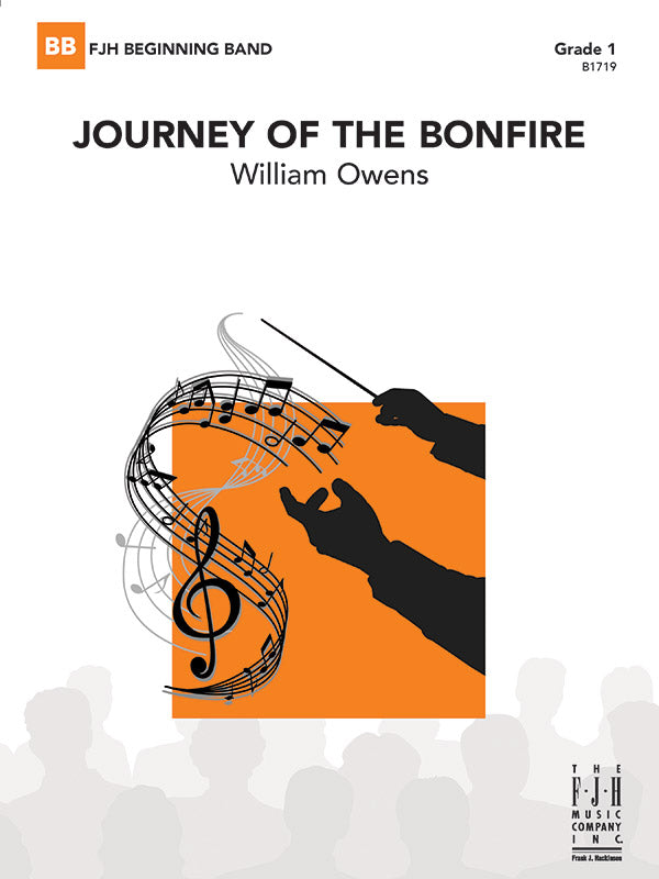Journey of the Bonfire - Concert Band Conductor Score & Parts (Digital Download)