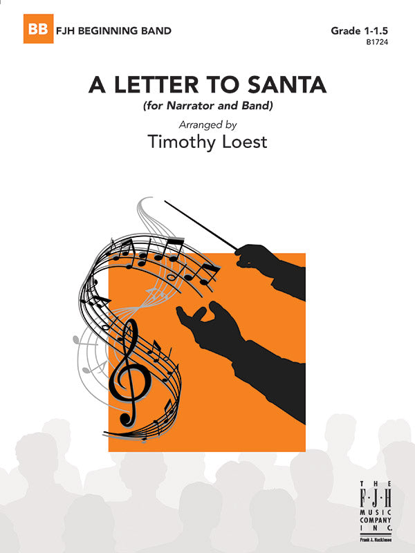 A Letter to Santa - Concert Band Conductor Score & Parts (Digital Download)