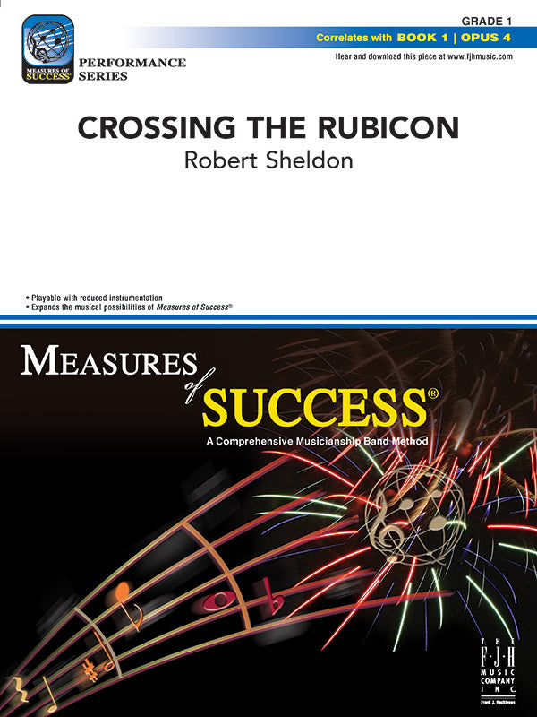 Crossing the Rubicon - Concert Band Conductor Score & Parts (Digital Download)