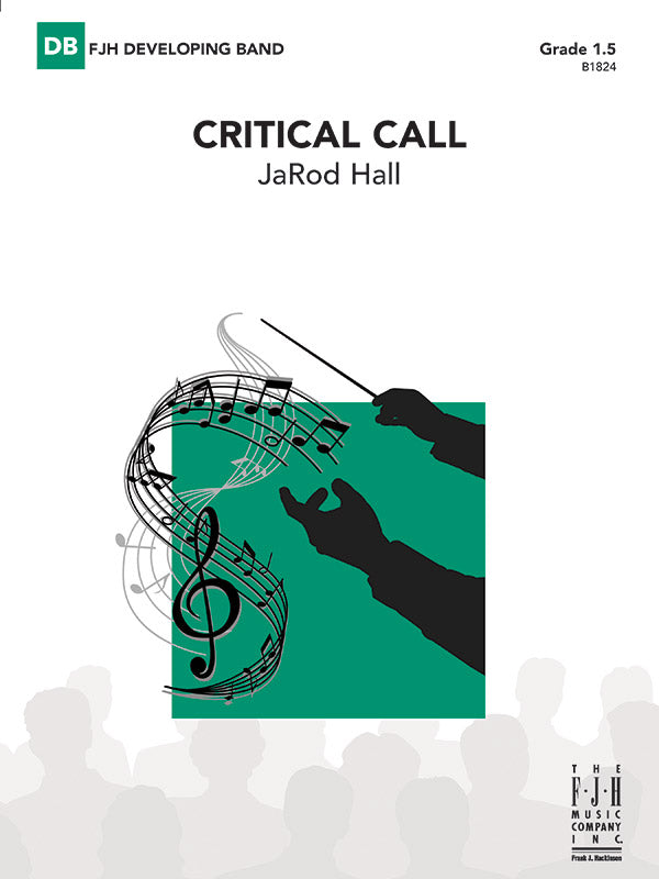 Critical Call - Concert Band Conductor Score & Parts (Digital Download)