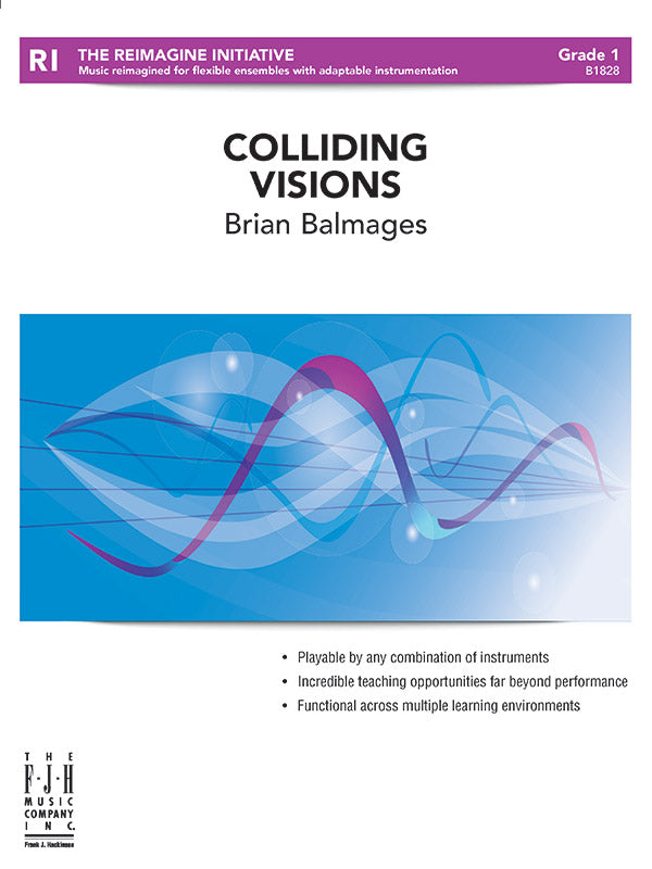 Colliding Visions - Flexible Band/String Ensemble Score & Parts (Digital Download)