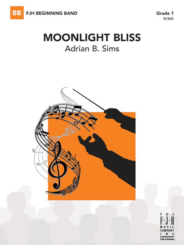 Moonlight Bliss - Concert Band Conductor Score & Parts (Digital Download)