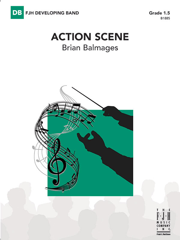 Action Scene - Concert Band Conductor Score & Parts (Digital Download)