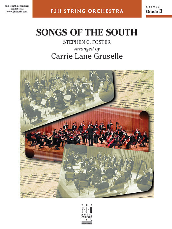 Songs of the South - String Orchestra Conductor Score & Parts (Digital Download)