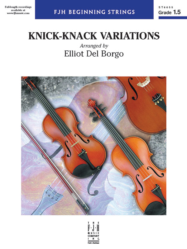 Knick-Knack Variations - String Orchestra Conductor Score & Parts (Digital Download)