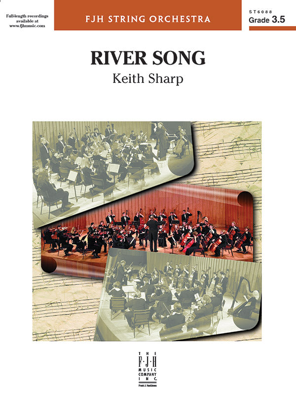 River Song - Grade 3.5 - String Orchestra Conductor Score & Parts (Digital Download)