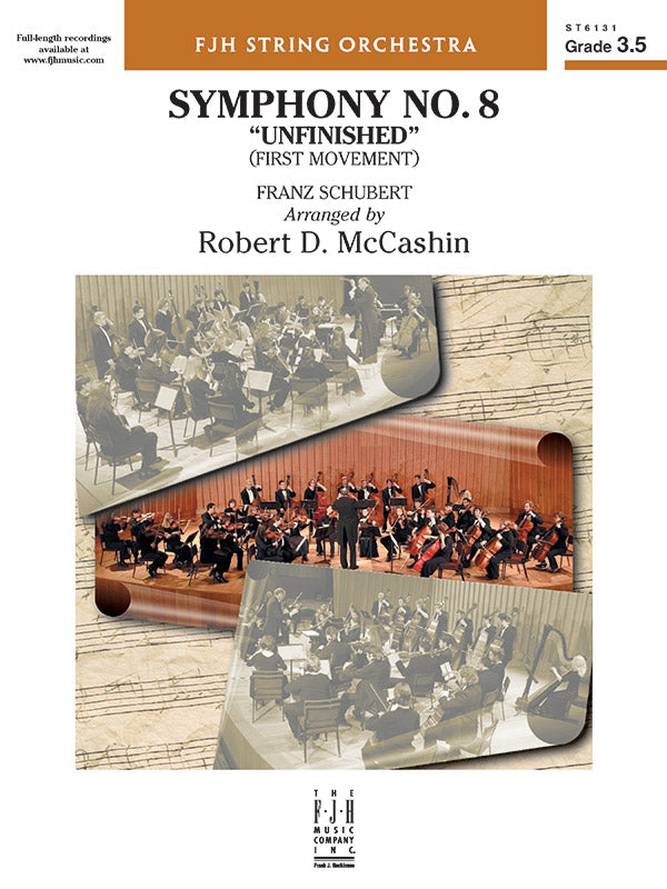 Symphony No. 8 "Unfinished" (First Movement) - String Orchestra Conductor Score & Parts (Digital Download)