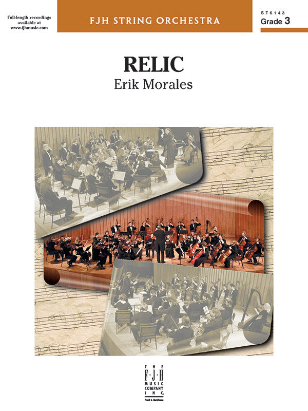 Relic - String Orchestra Conductor Score & Parts (Digital Download)
