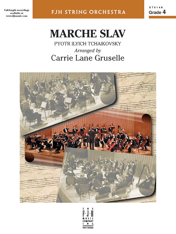 Marche Slav - String Orchestra Conductor Score & Parts (Digital Download)