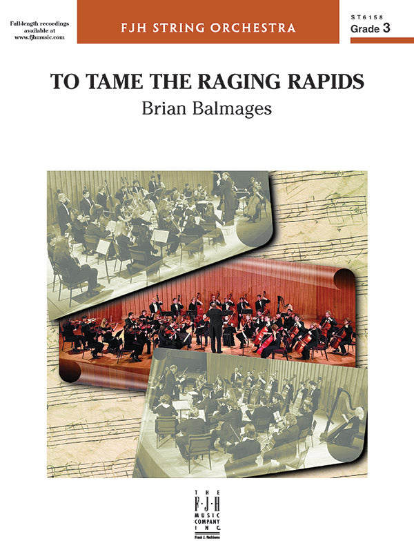 To Tame the Raging Rapids - String Orchestra Conductor Score & Parts (Digital Download)