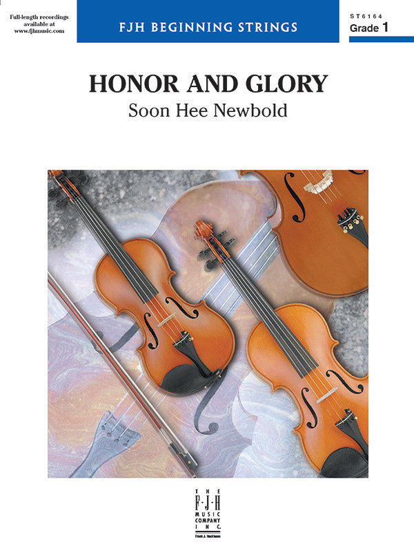 Honor and Glory - String Orchestra Conductor Score & Parts (Digital Download)