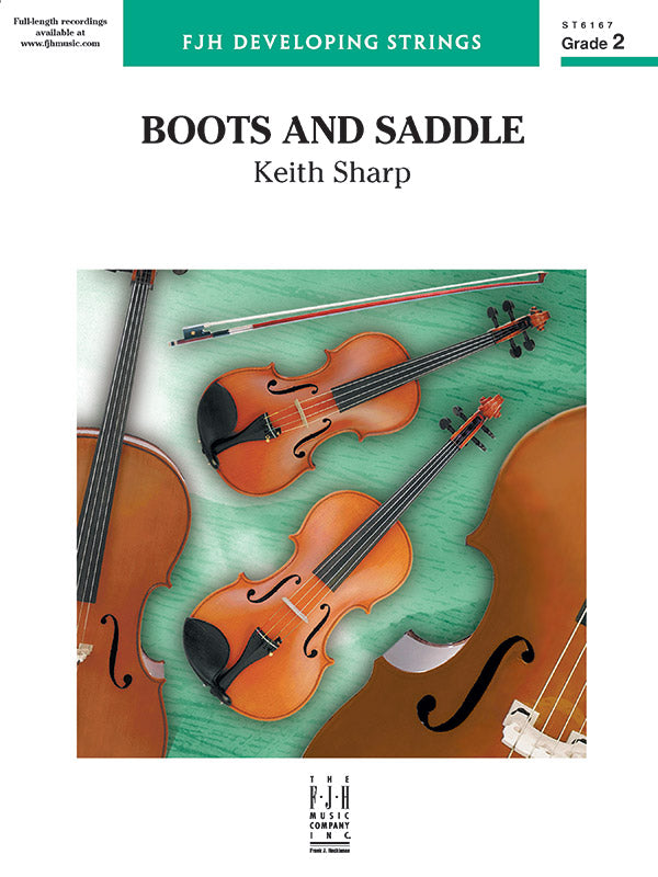 Boots and Saddle - String Orchestra Conductor Score & Parts (Digital Download)