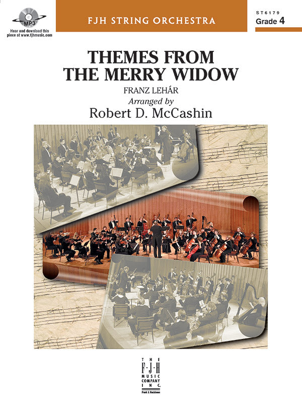 Themes from The Merry Widow - String Orchestra Conductor Score & Parts (Digital Download)