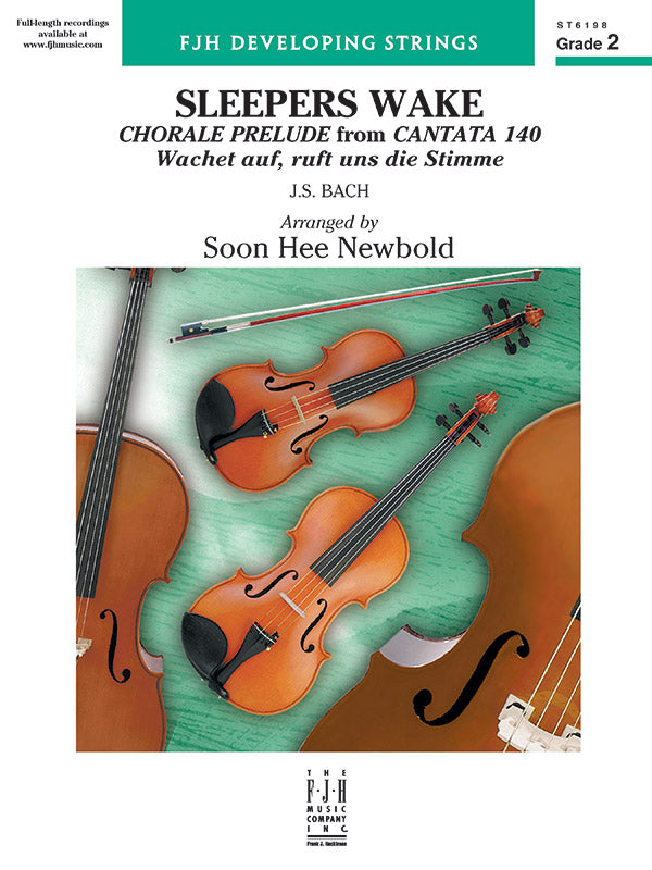 Sleepers Wake (Chorale Prelude from Cantata 140) (Wachet auf, ruft uns die Stimme) - String Orchestra Conductor Score & Parts (Digital Download)