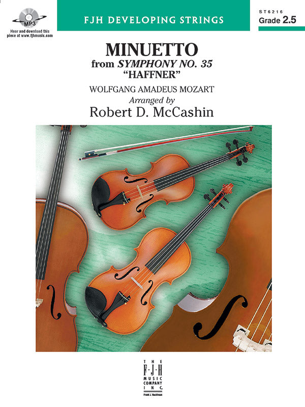 Minuetto from Symphony No. 35 "Haffner" - String Orchestra Conductor Score & Parts (Digital Download)