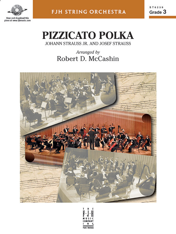Pizzicato Polka - String Orchestra Conductor Score & Parts (Digital Download)
