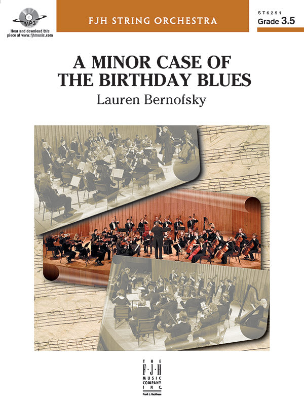 A Minor Case of the Birthday Blues - String Orchestra Conductor Score & Parts (Digital Download)