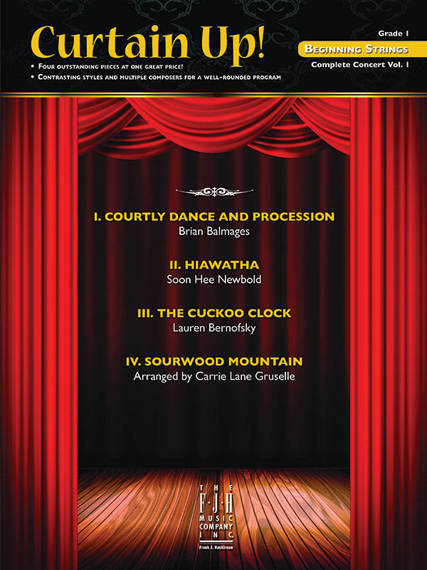 Curtain Up! - String Orchestra Conductor Score & Parts (Digital Download)
