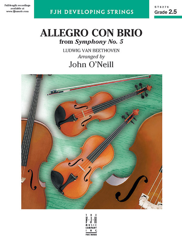 Allegro con brio from Symphony No. 5 - String Orchestra Conductor Score & Parts (Digital Download)