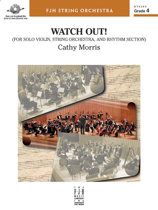 Watch Out! - String Orchestra Conductor Score & Parts (Digital Download)