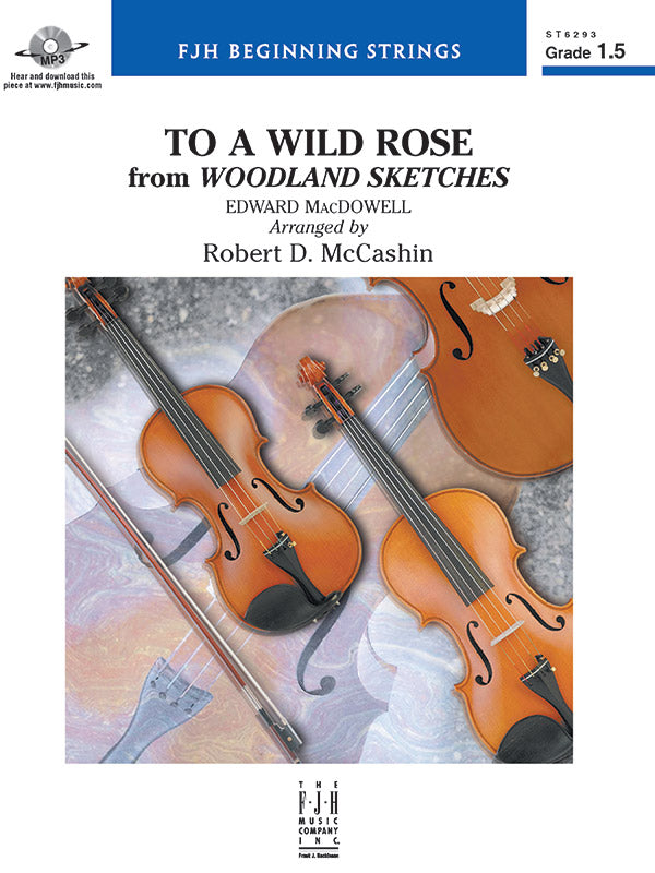 To A Wild Rose - String Orchestra Conductor Score & Parts (Digital Download)