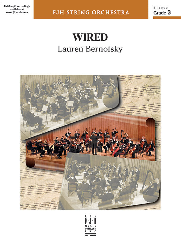 Wired - String Orchestra Conductor Score & Parts (Digital Download)