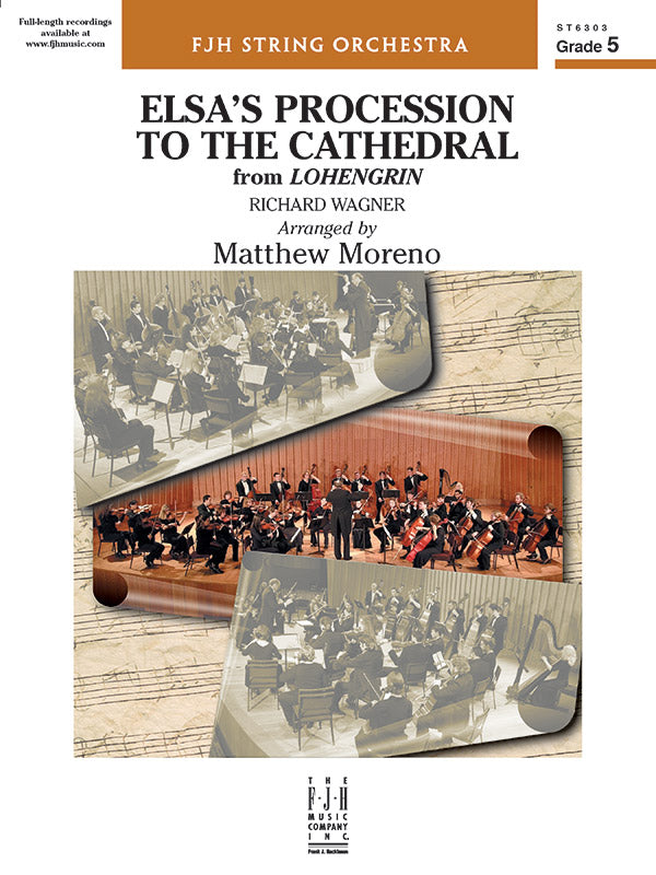 Elsa's Procession to the Cathedral - String Orchestra Conductor Score & Parts (Digital Download)