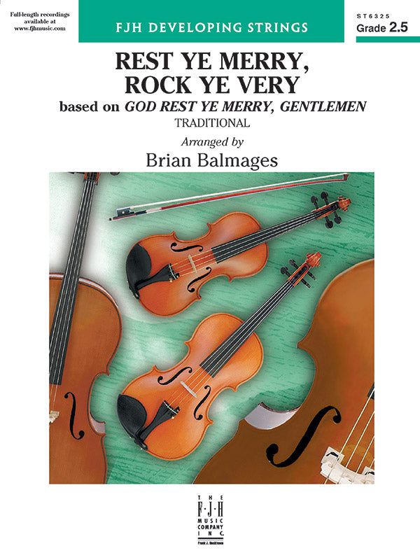 Rest Ye Merry, Rock Ye Very - String Orchestra Conductor Score & Parts (Digital Download)