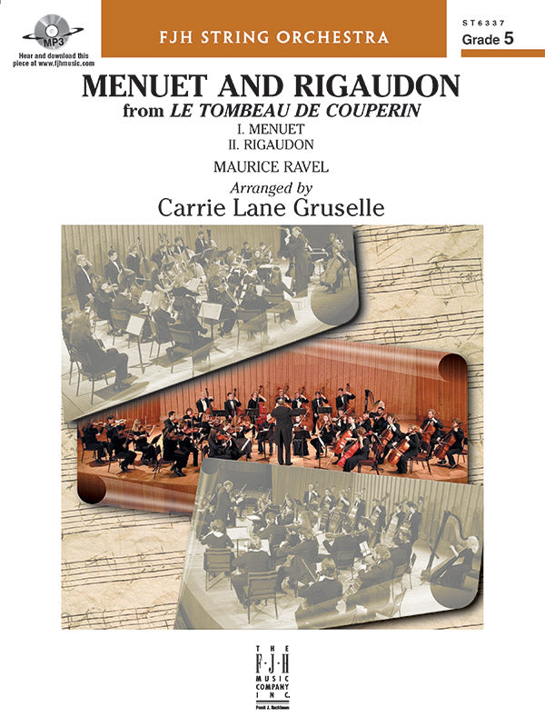 Menuet and Rigaudon - String Orchestra Conductor Score & Parts (Digital Download)