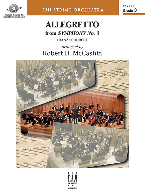 Allegretto from Symphony No 3 - String Orchestra Conductor Score & Parts (Digital Download)