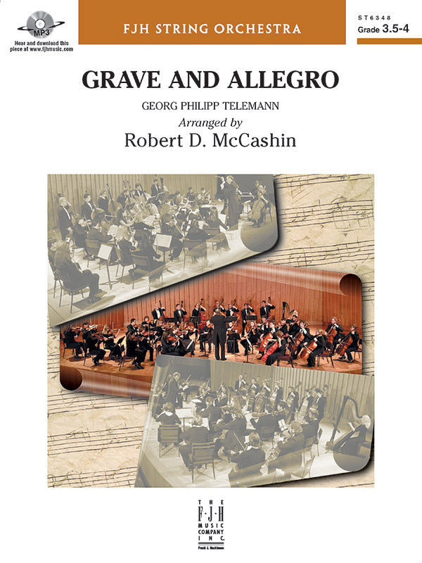 Grave and Allegro - String Orchestra Conductor Score & Parts (Digital Download)