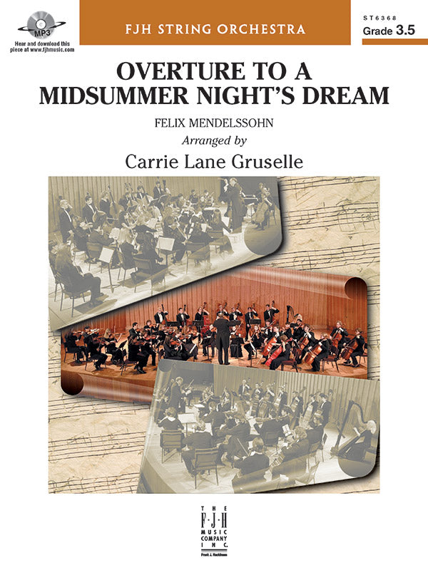 Overture to a Midsummer Night's Dream - String Orchestra Conductor Score & Parts (Digital Download)