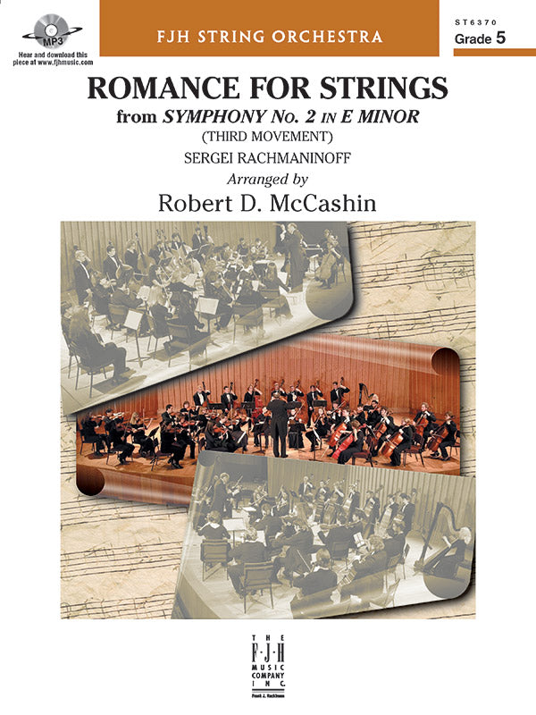Romance for Strings - String Orchestra Conductor Score & Parts (Digital Download)