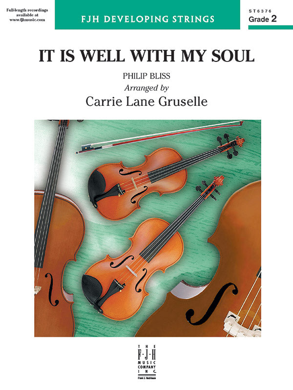 It Is Well with My Soul - String Orchestra Conductor Score & Parts (Digital Download)