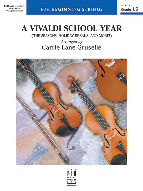 A Vivaldi School Year - String Orchestra Conductor Score & Parts (Digital Download)