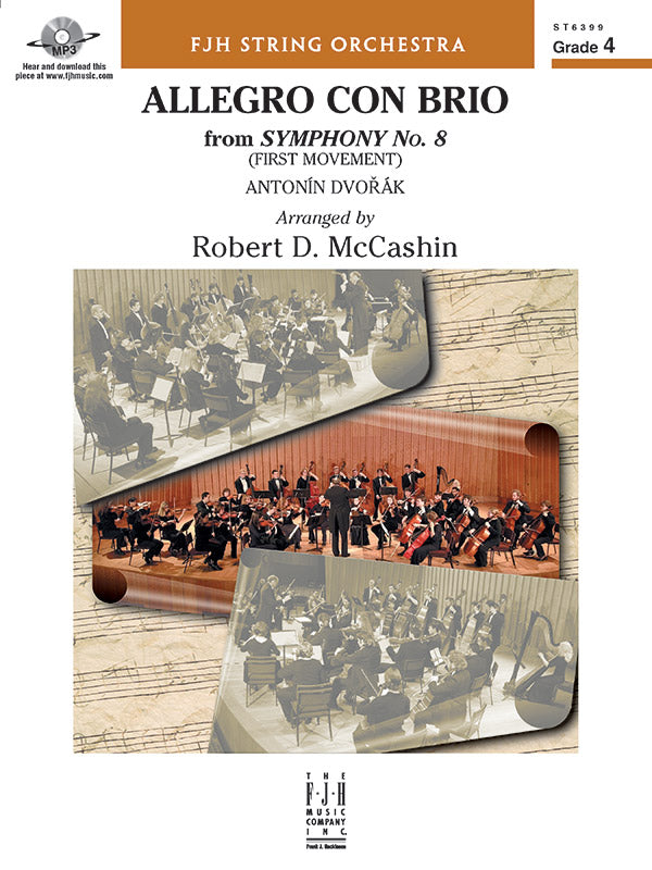 Allegro Con Brio from Symphony No. 8 (First Movement) - String Orchestra Conductor Score & Parts (Digital Download)
