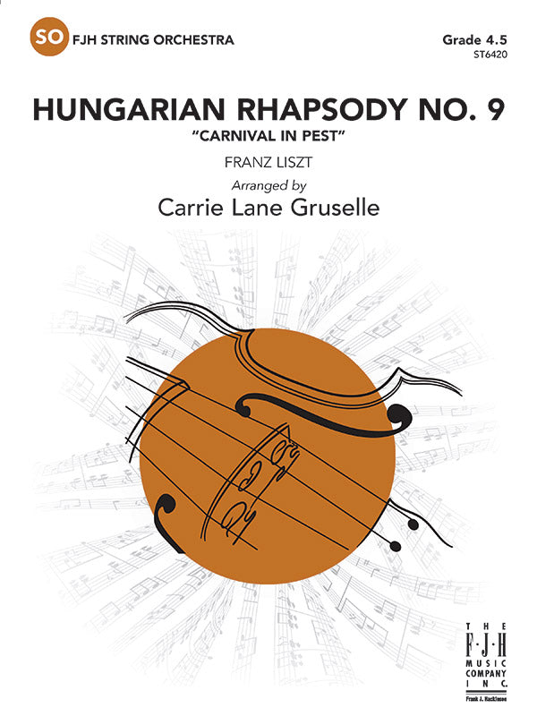 Hungarian Rhapsody No 9 - String Orchestra Conductor Score & Parts (Digital Download)