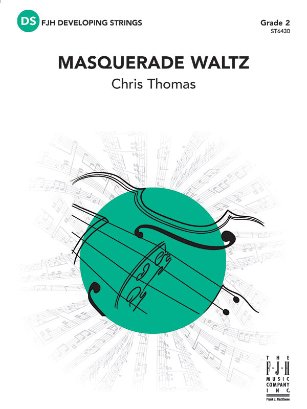 Masquerade Waltz - String Orchestra Conductor Score & Parts (Digital Download)