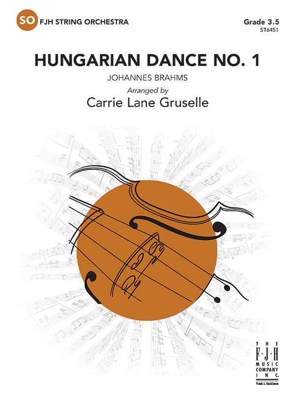 Hungarian Dance No. 1 - String Orchestra Conductor Score & Parts (Digital Download)