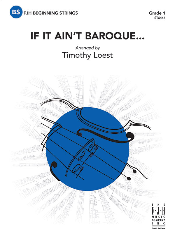 If It Ain't Baroque - String Orchestra Conductor Score & Parts (Digital Download)