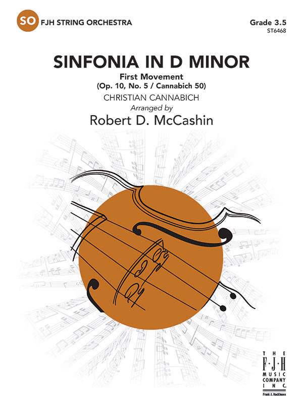 Sinfonia in D Minor - String Orchestra Conductor Score & Parts (Digital Download)